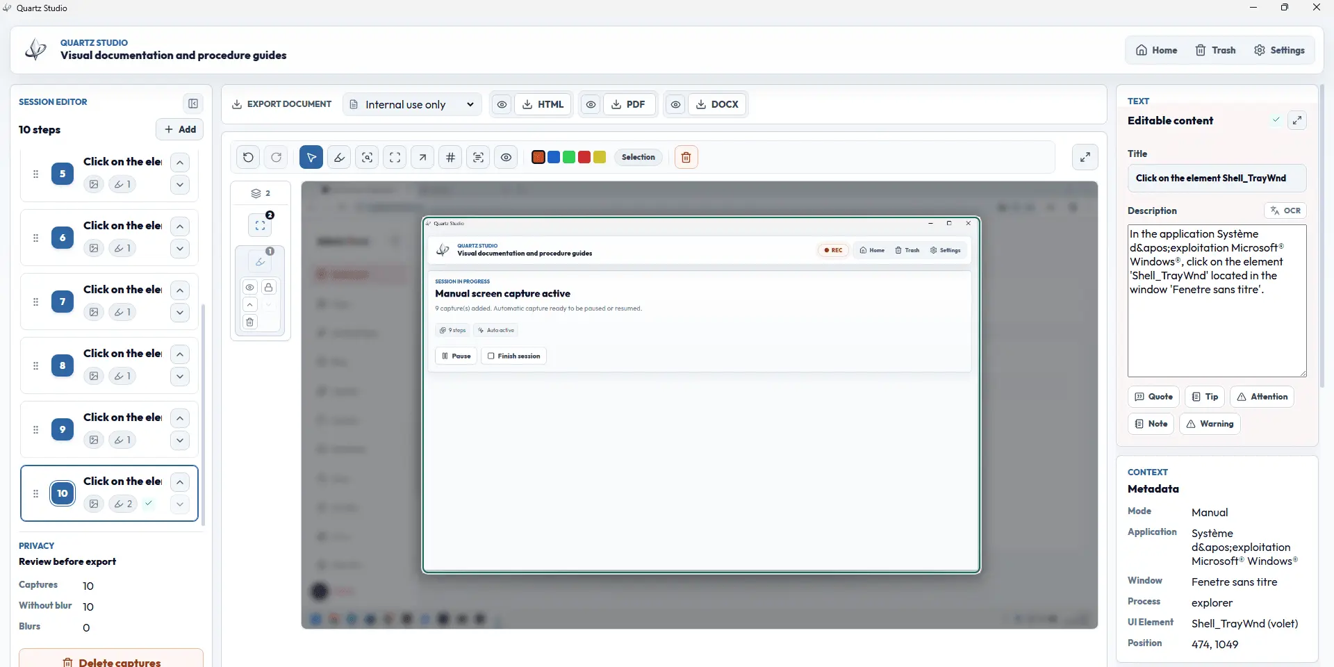 Screenshot 2 of Quartz Studio