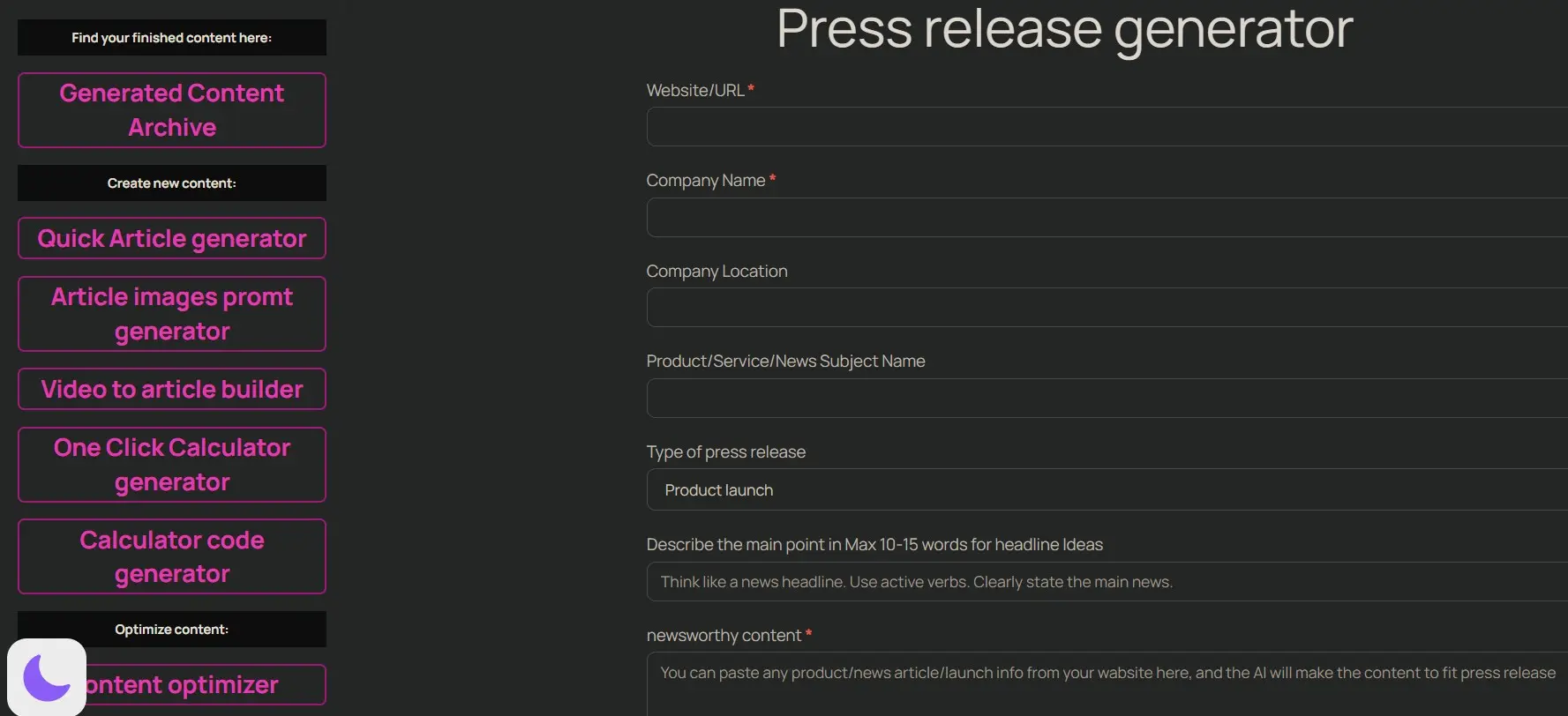 Screenshot 7 of zyflora AI writer tool