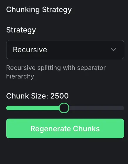 Screenshot 4 of ChunkForge — Contextual Document Studio