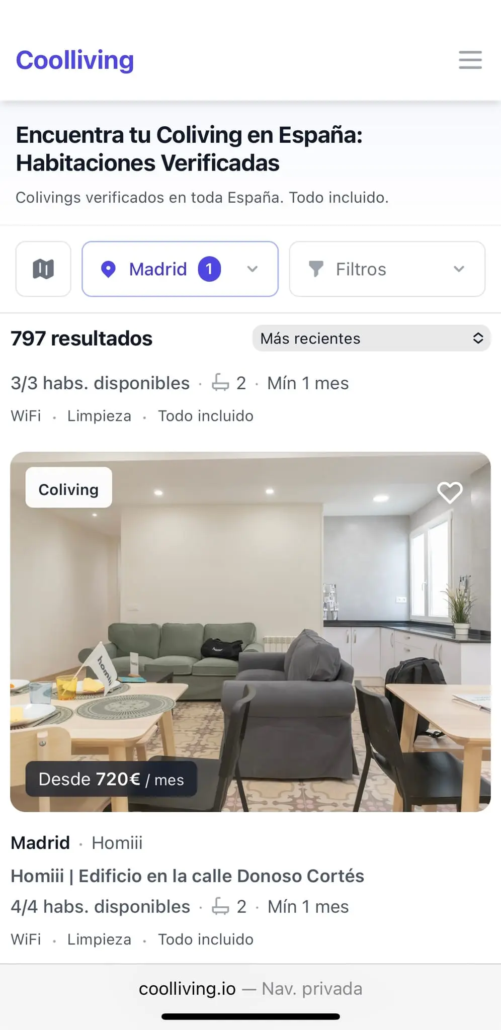 Screenshot 2 of coolliving.io
