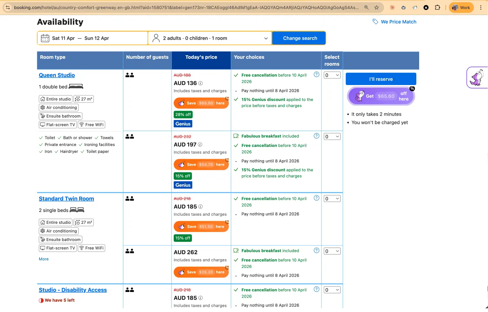 Screenshot 1 of Booking Wolf