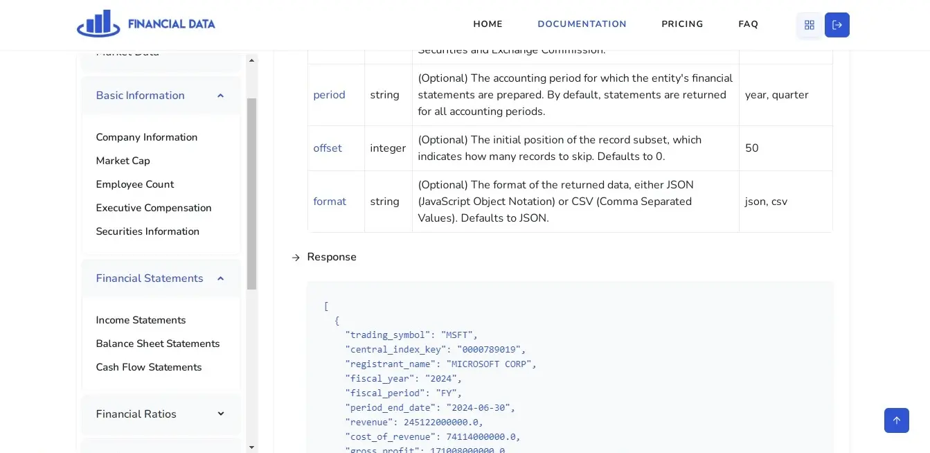 Screenshot 3 of FinancialData.Net