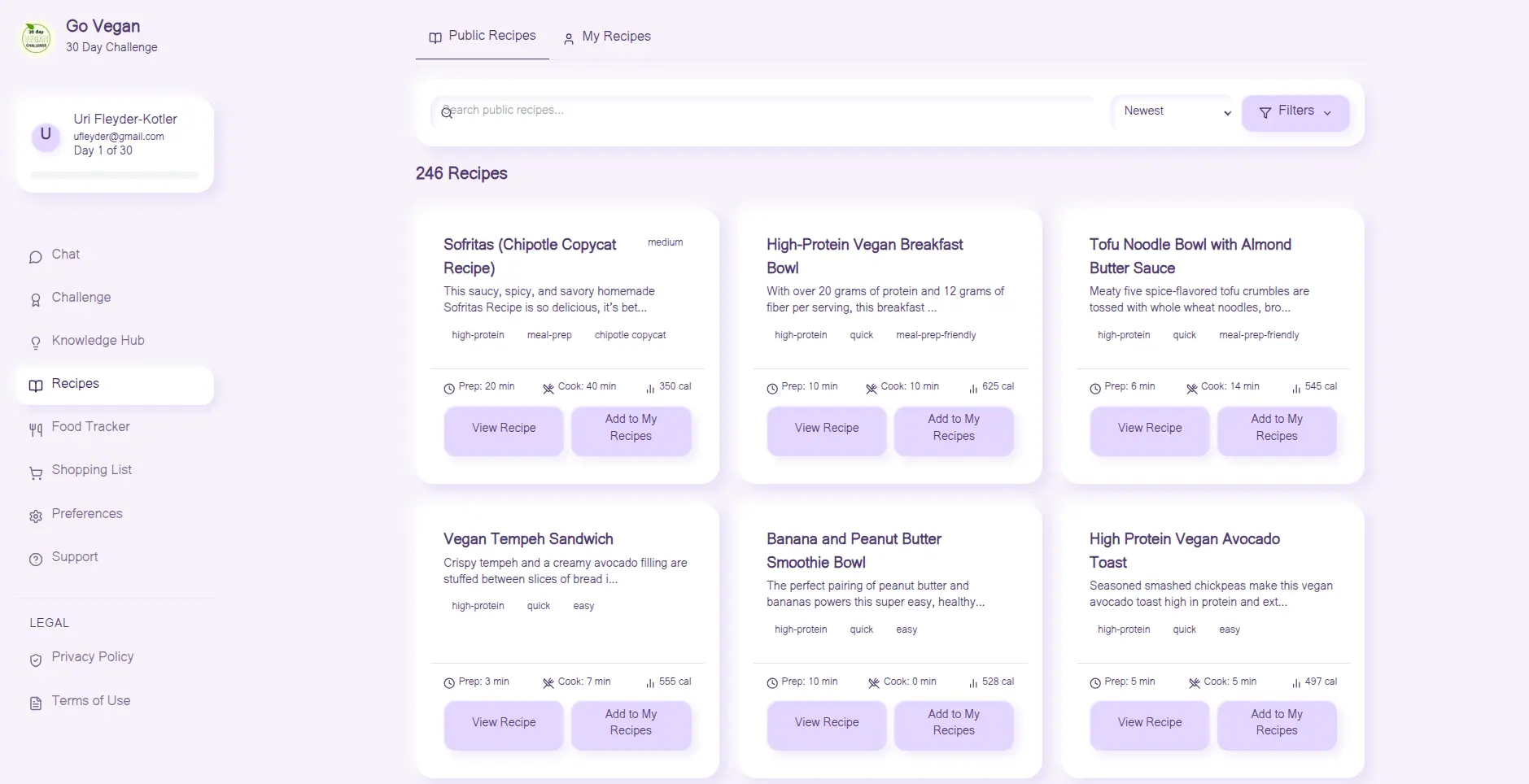 Screenshot 8 of Go Vegan Challenge