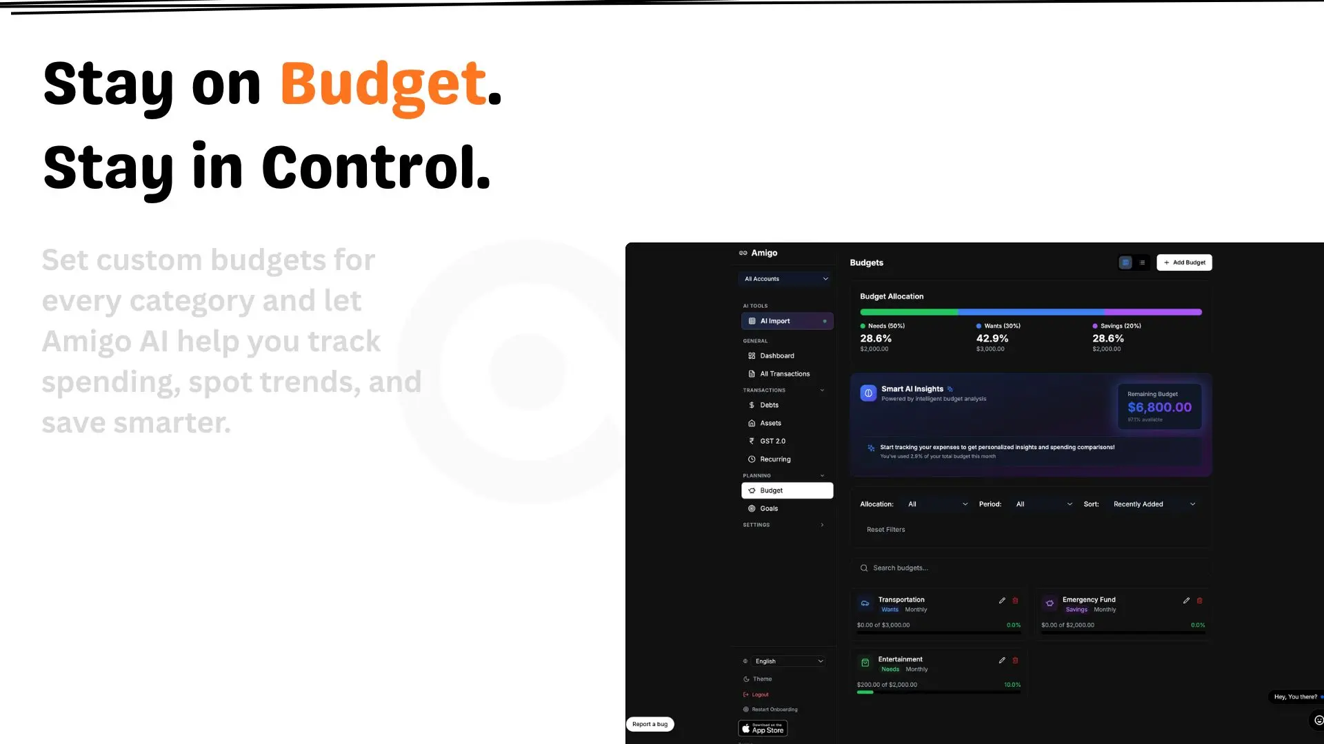 Screenshot 7 of Amigo AI - Expense Tracker