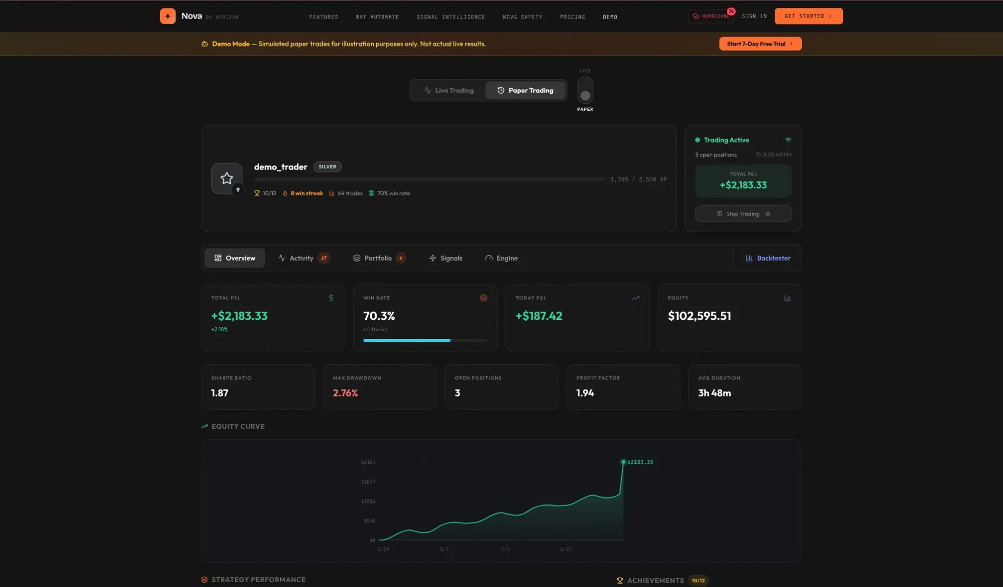 Screenshot 1 of Nova by Horizon