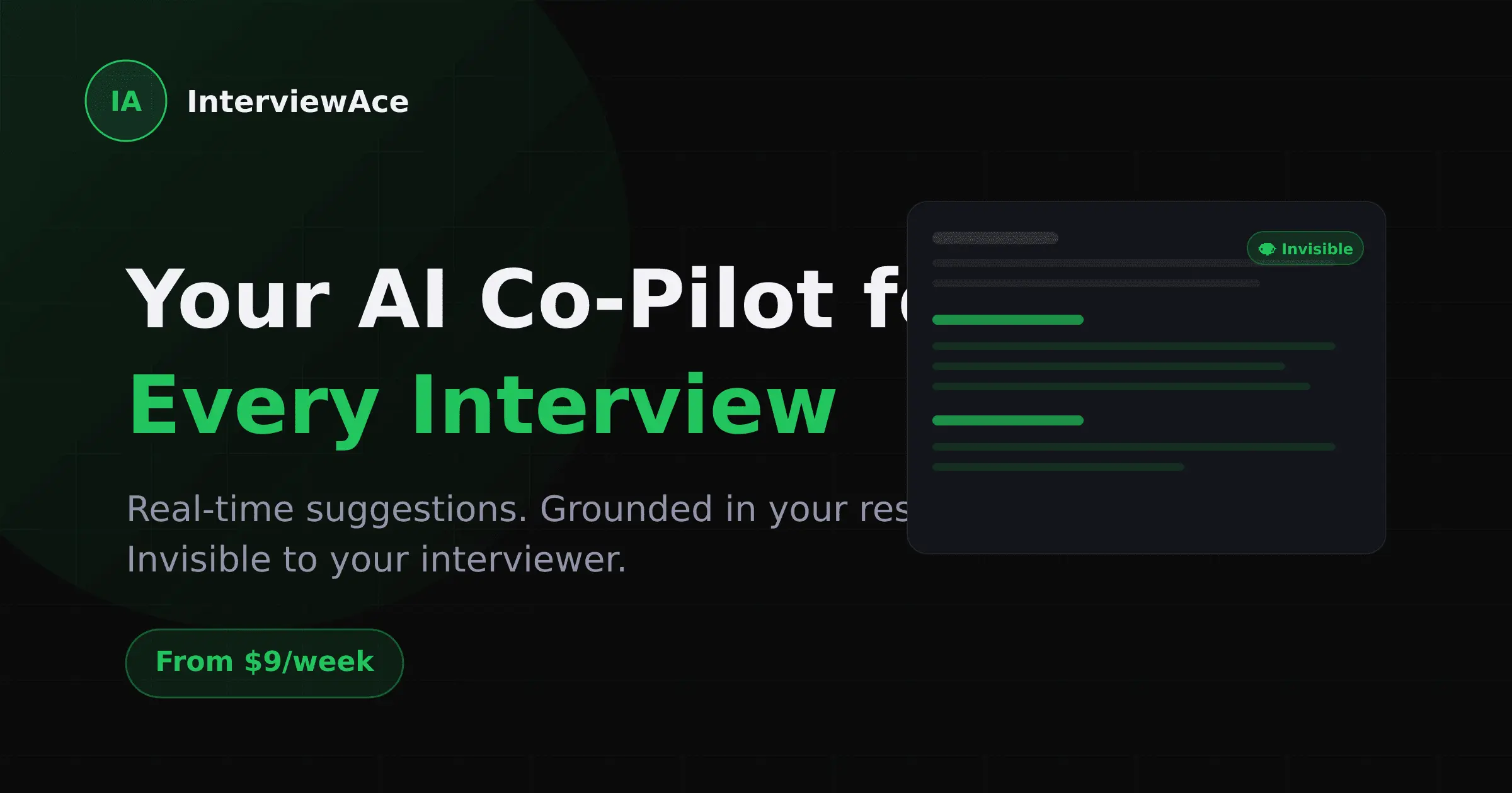 Screenshot 1 of InterviewAce