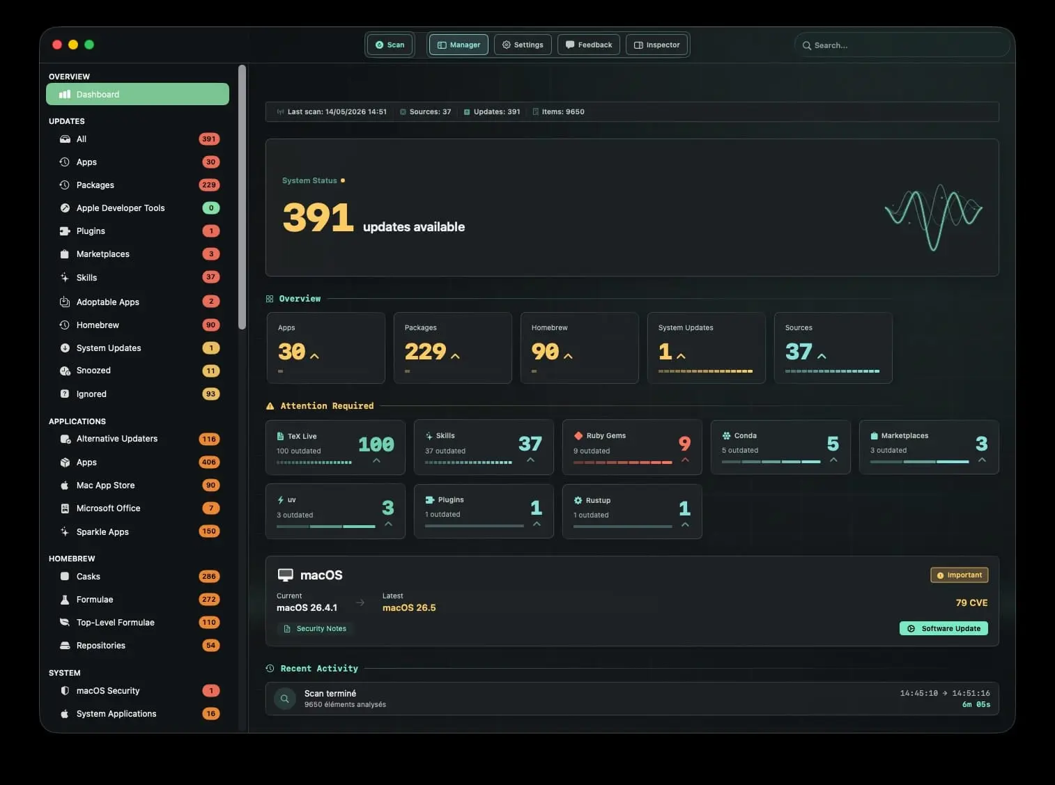 Screenshot 1 of Version Tracker