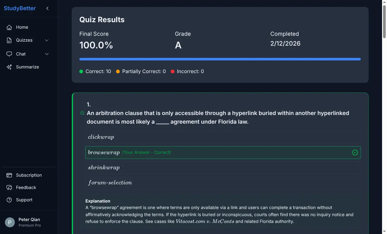 Screenshot 9 of StudyBetter