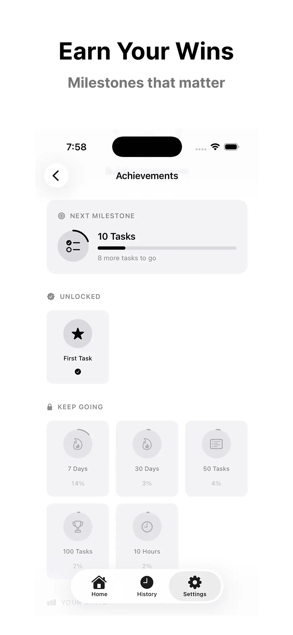 Screenshot 5 of OneTask Single Task Timer App