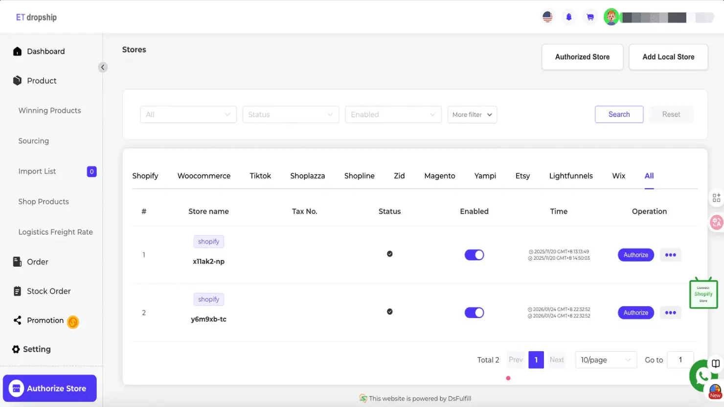 Screenshot 3 of ETdropship