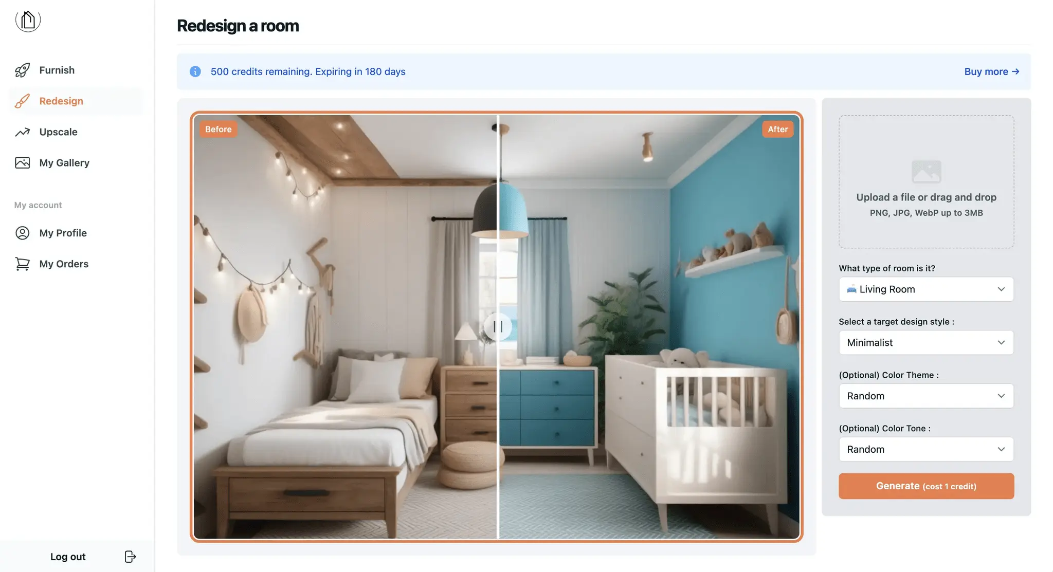 Screenshot 1 of Interior Deco AI | AI-Powered Interior D