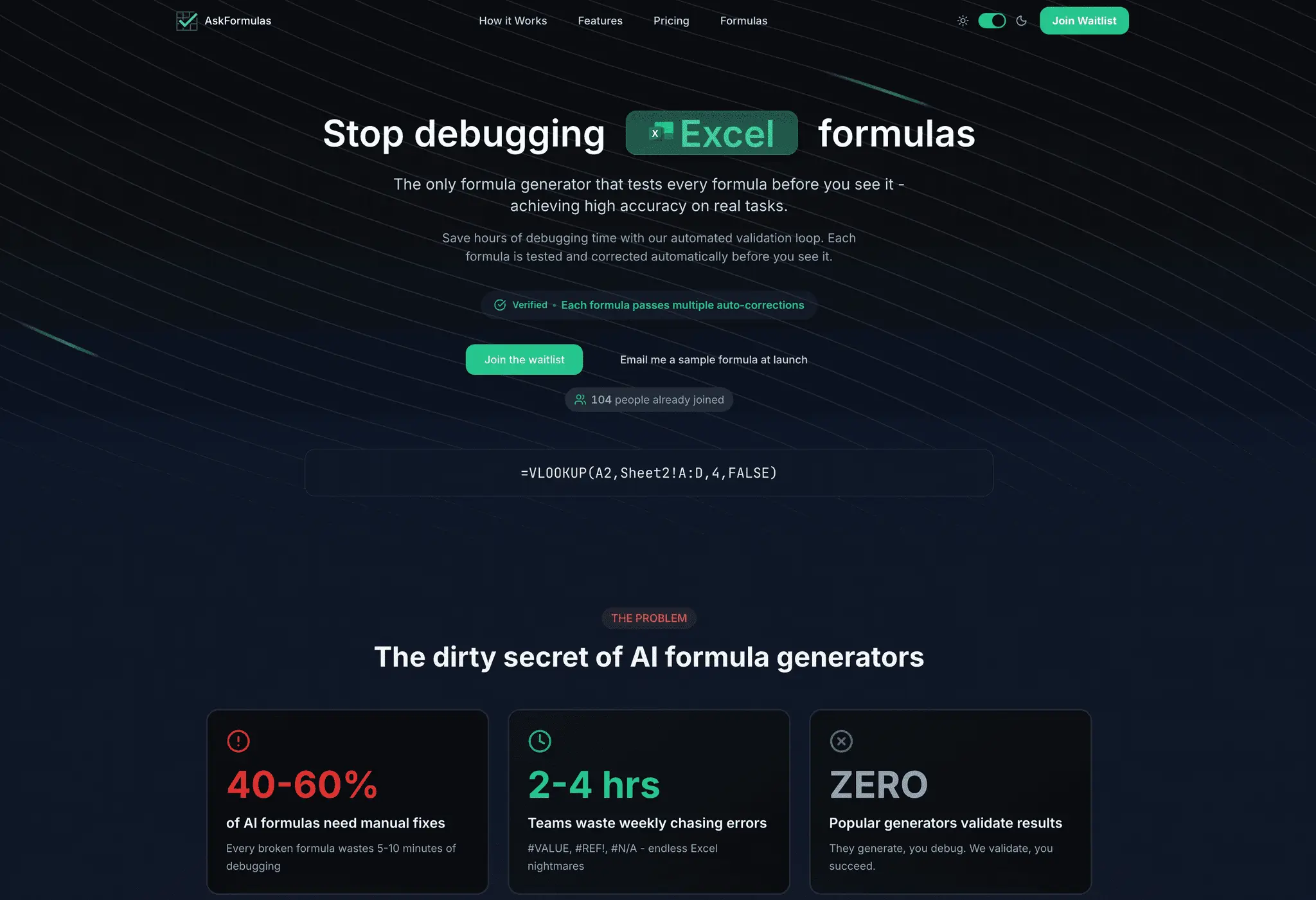 Screenshot 1 of AskFormulas