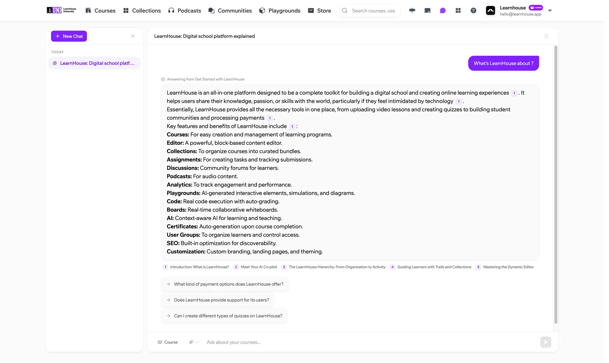 Screenshot 5 of LearnHouse
