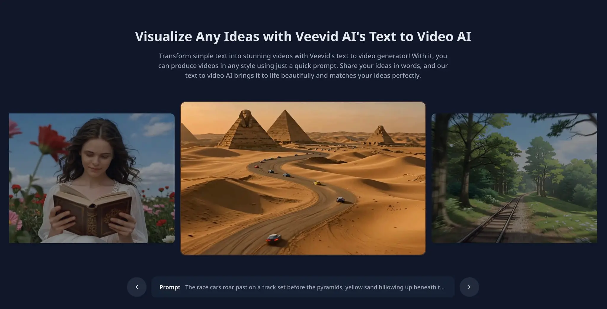 Screenshot 1 of Generate Cinematic AI Videos - Veevid