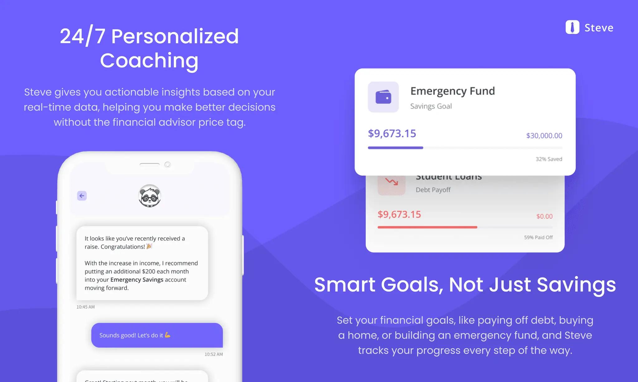 Screenshot 3 of Steve: AI Financial Coach