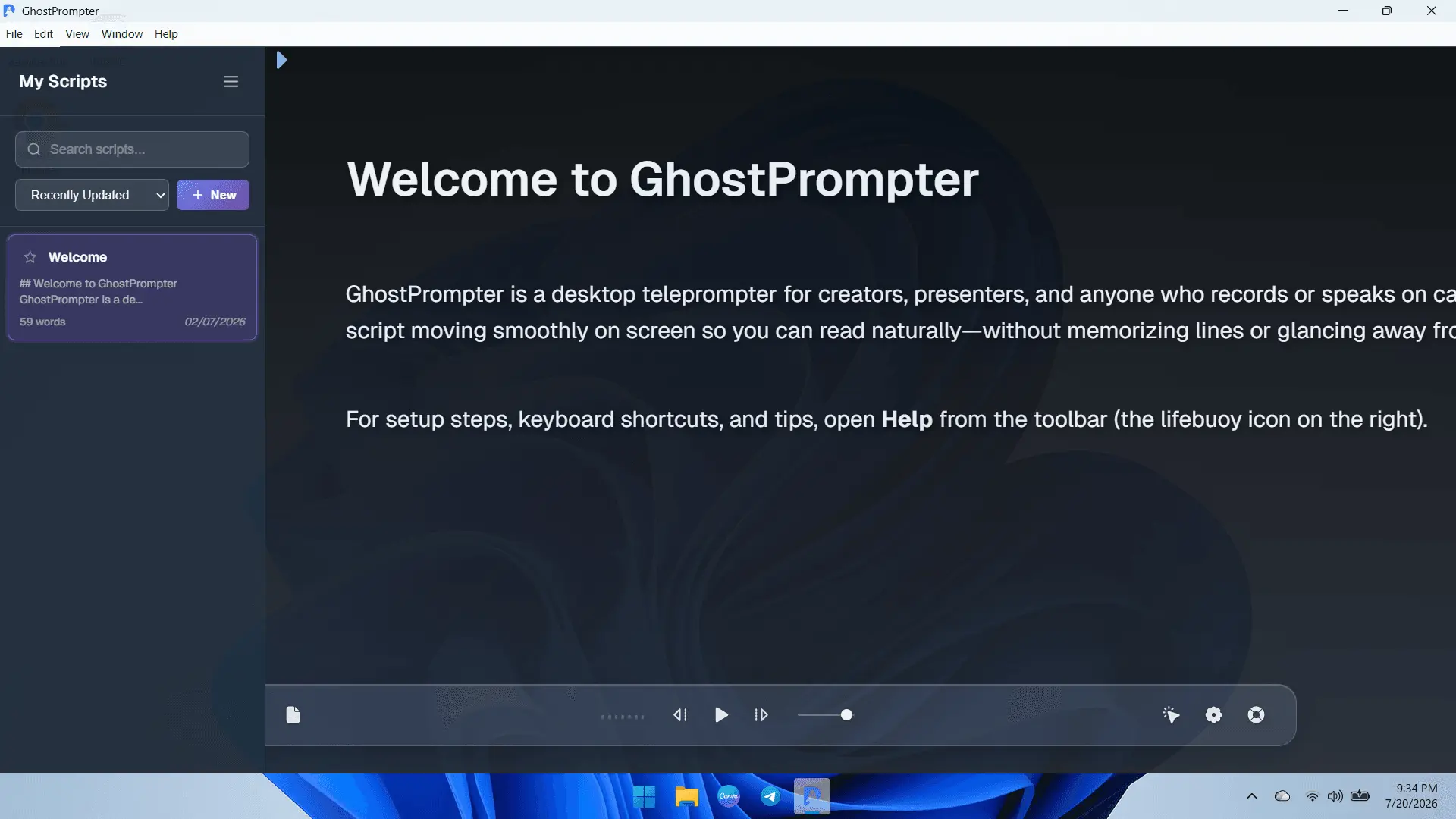 Screenshot 9 of GhostPrompter – Invisible Teleprompter