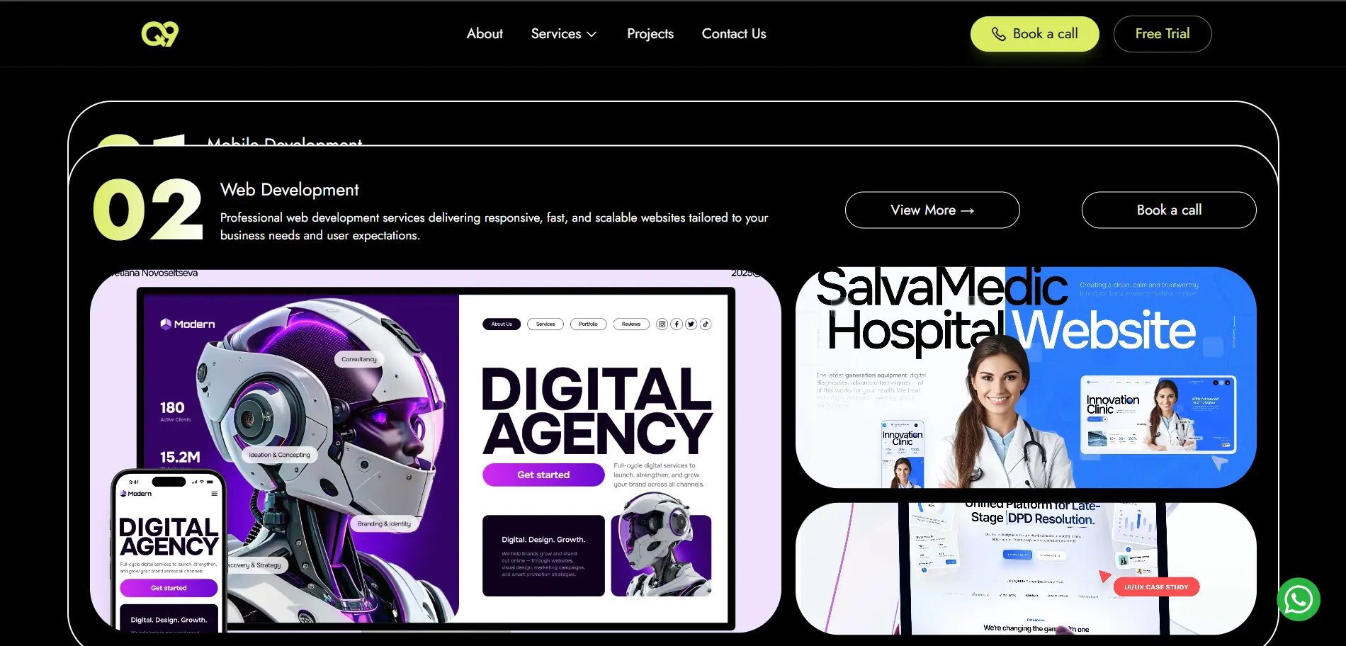 Screenshot 2 of QBits9 - Leading Technology Solutions