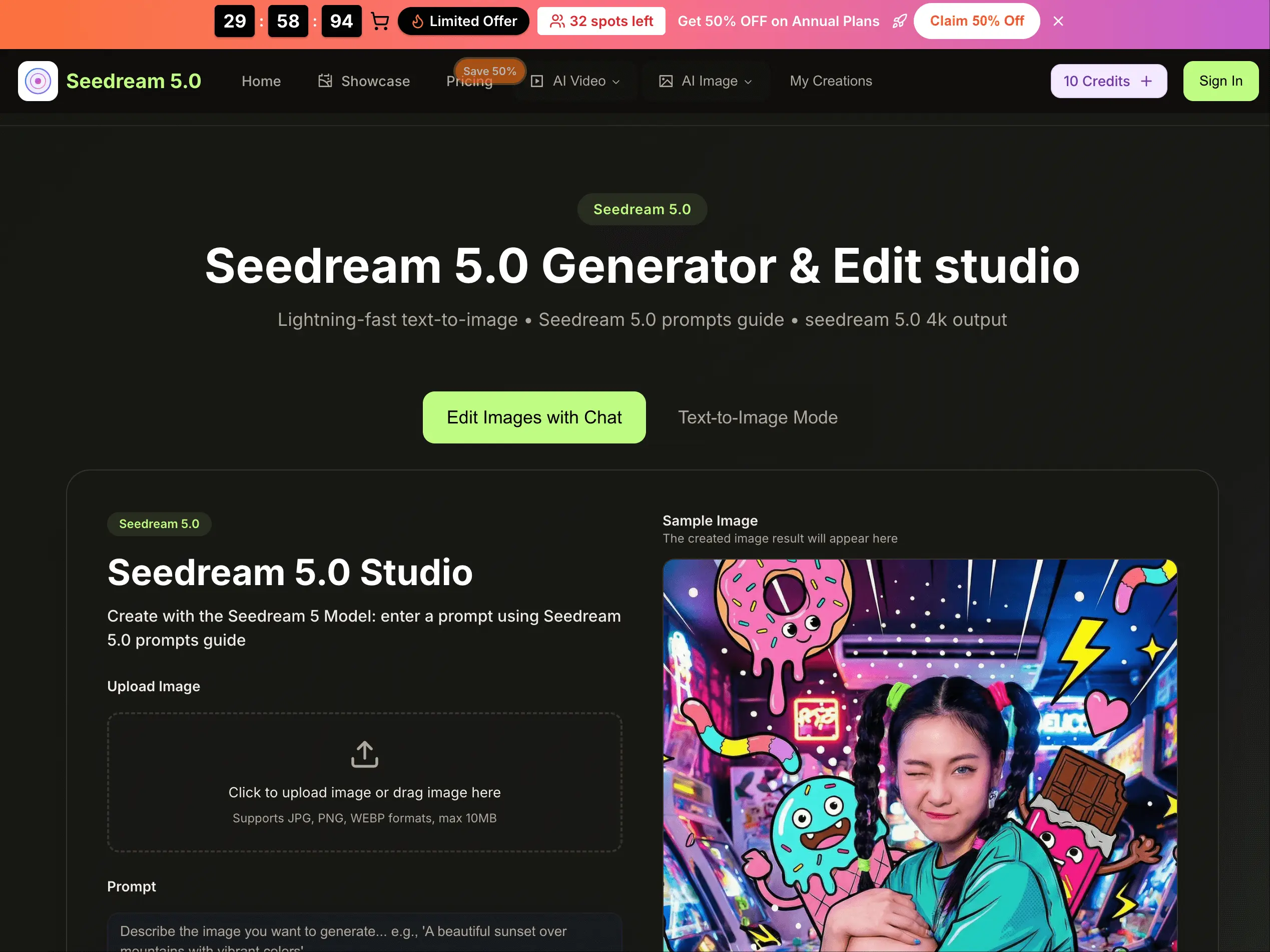Screenshot 1 of Seedream 5.0 AI