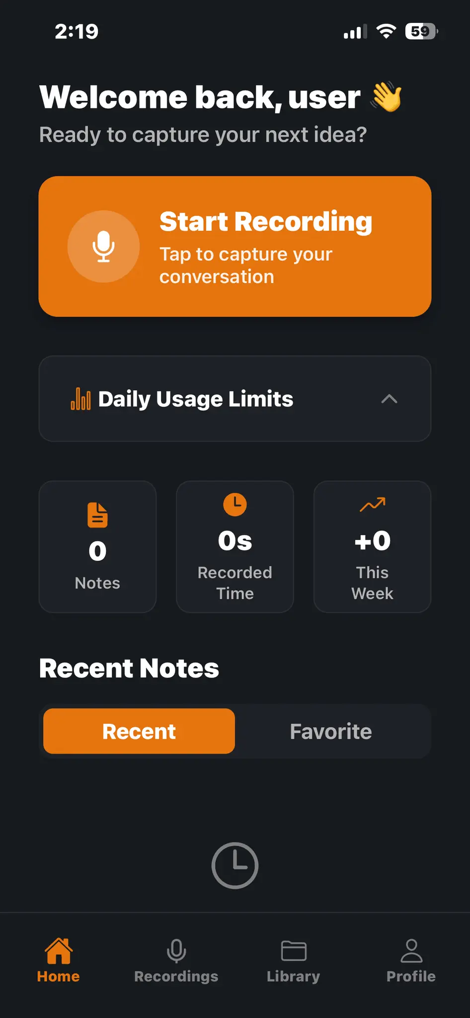 Screenshot 2 of Notaty - smart voice notes