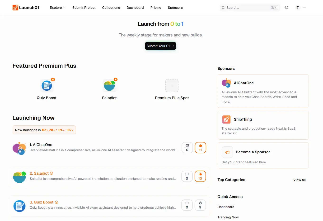 Screenshot 1 of Launch01