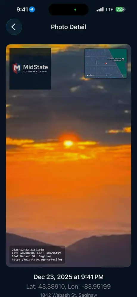 Screenshot 2 of EXIFer Pro: GPS Timestamp EXIF App