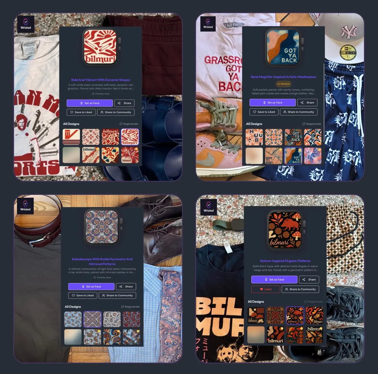Screenshot 1 of Wristed - AI Stylist for Your Wrist