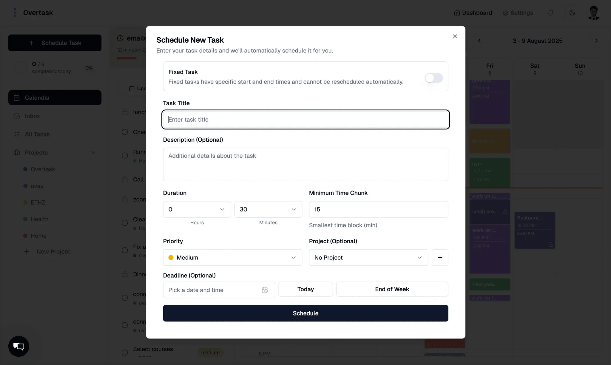 Screenshot 1 of Overtask