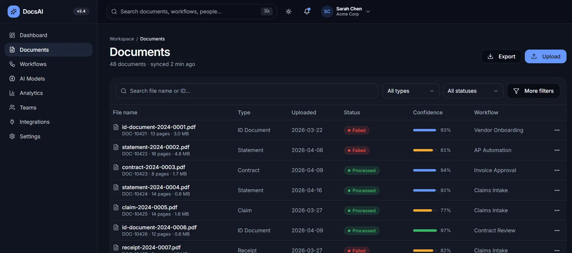 Screenshot 2 of Docs Ai