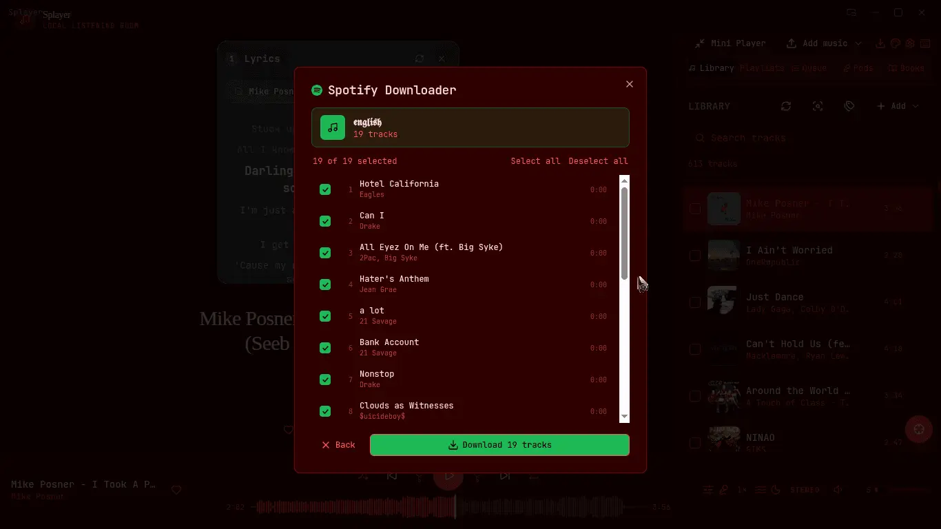 Screenshot 5 of Splayer