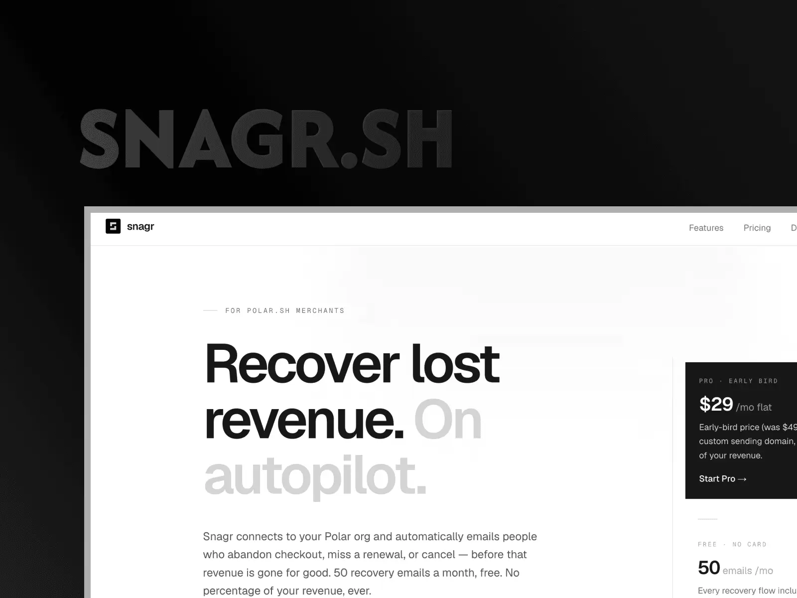 Screenshot 1 of Snagr