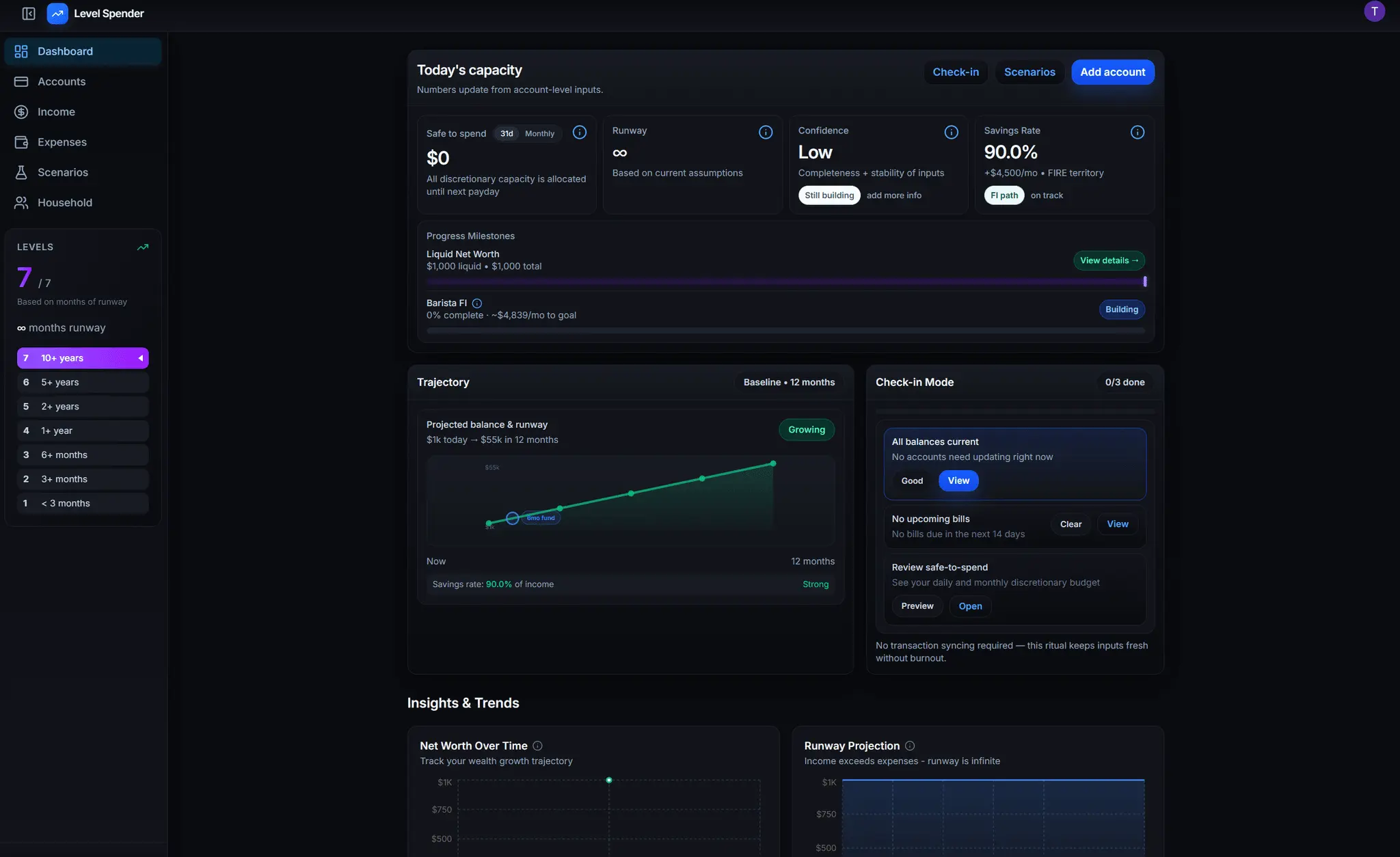Screenshot 1 of Level Spender