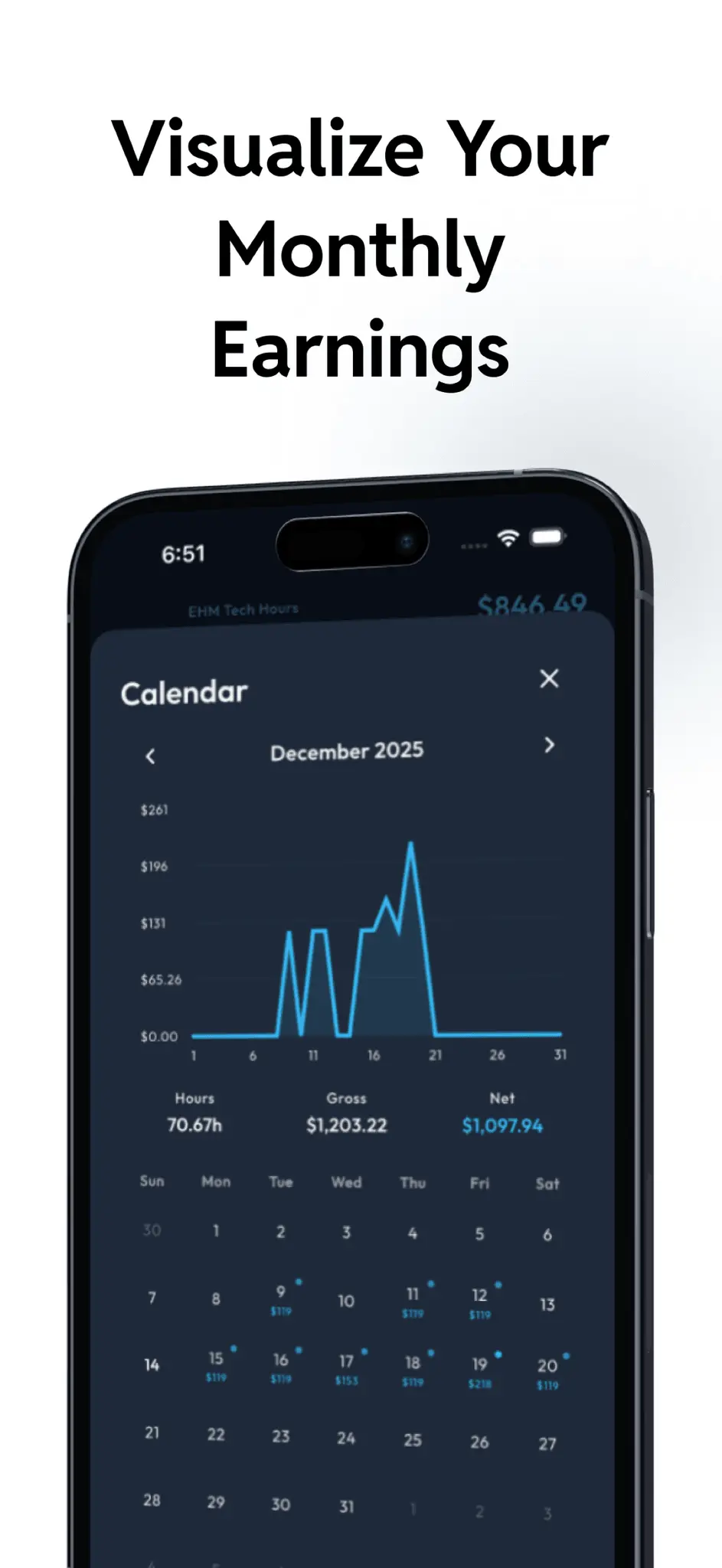 Screenshot 6 of Hours Tracker: Time Clock In