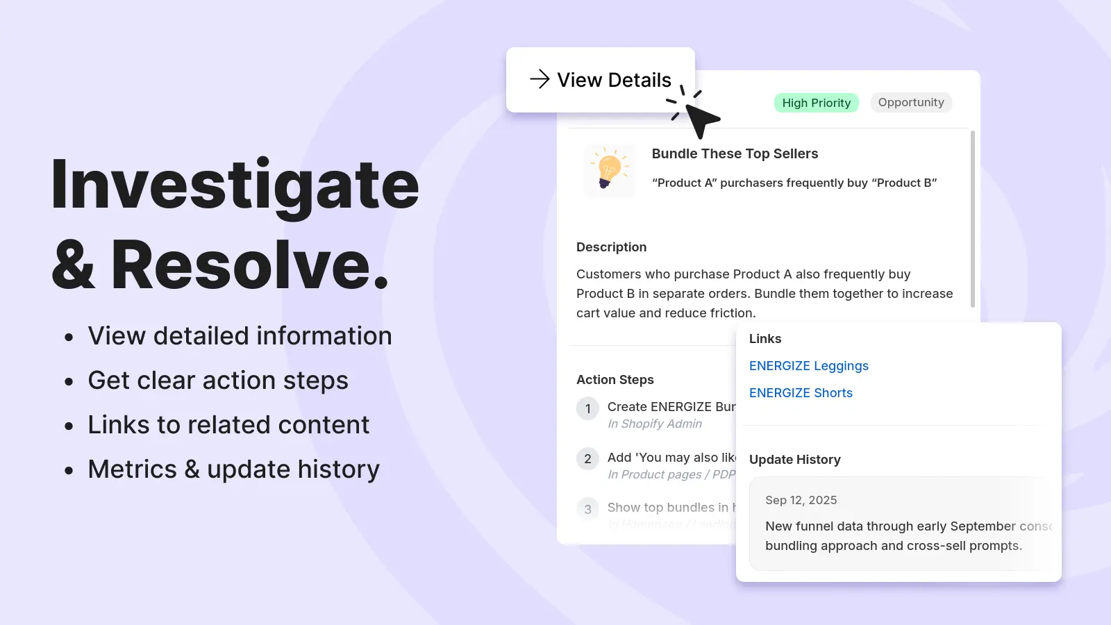 Screenshot 3 of Scryer - AI Analyst for Shopify Stores