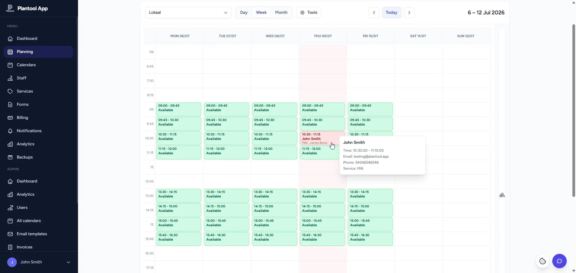 Screenshot 2 of Plantool App