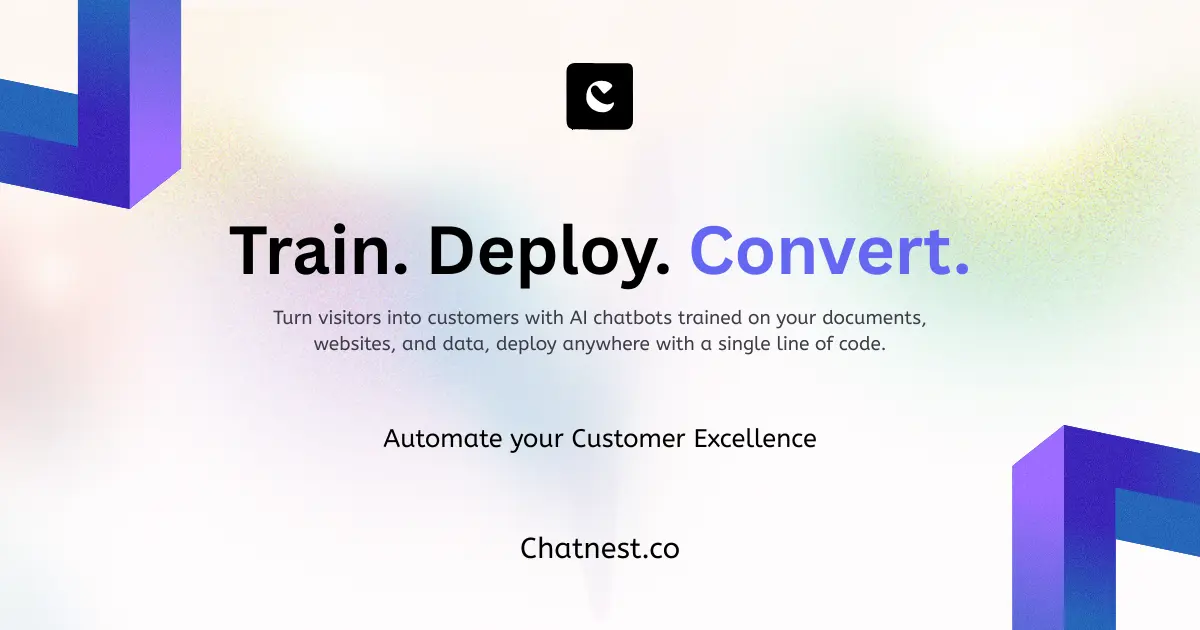 Screenshot 1 of Chatnest - Build AI Chatbots