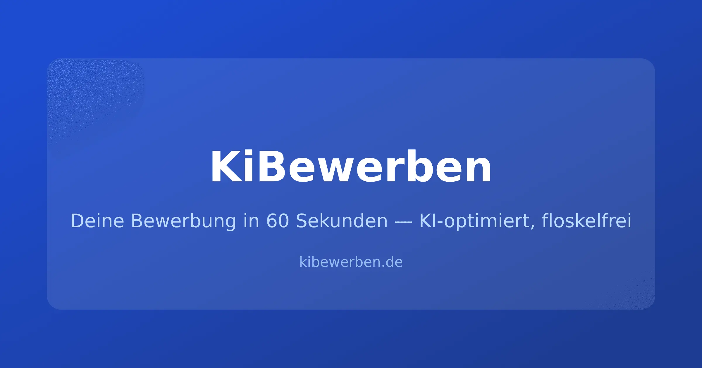 Screenshot 1 of KiBewerben