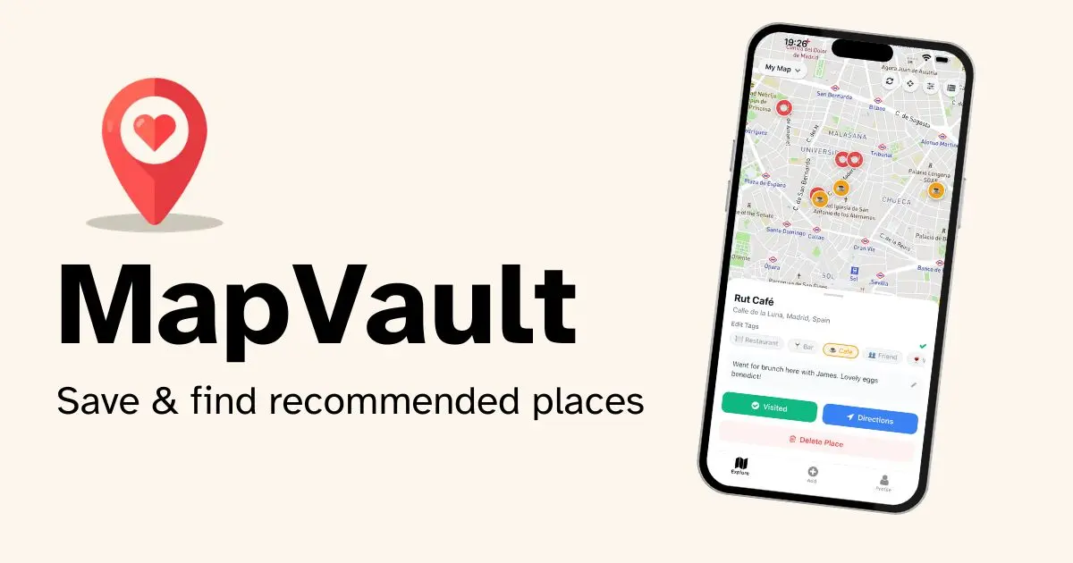 Screenshot 1 of MapVault