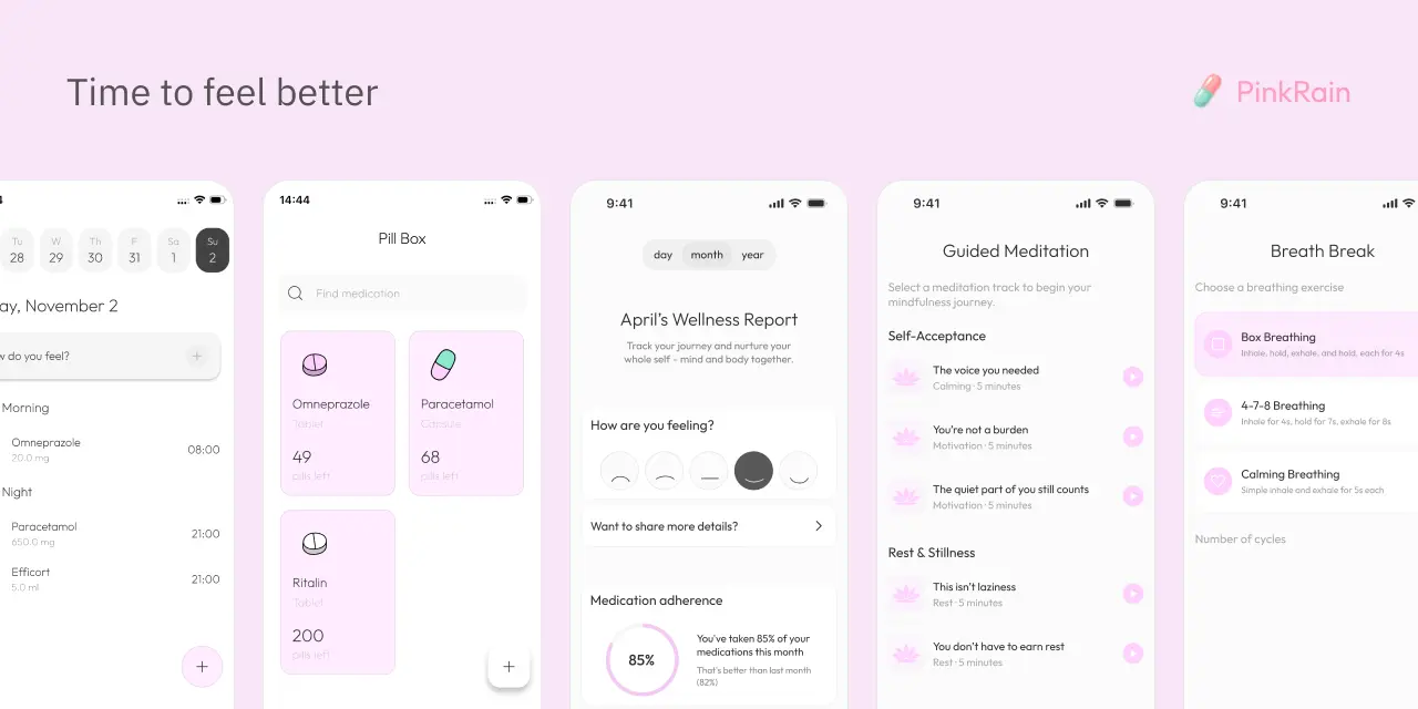 Screenshot 1 of PinkRain