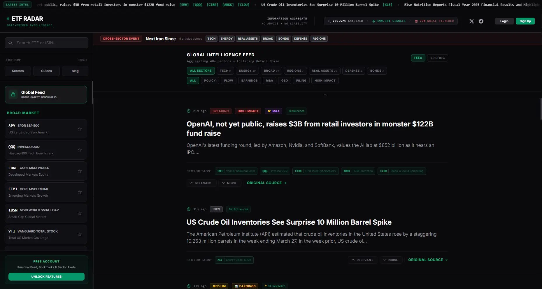 Screenshot 2 of ETF Radar