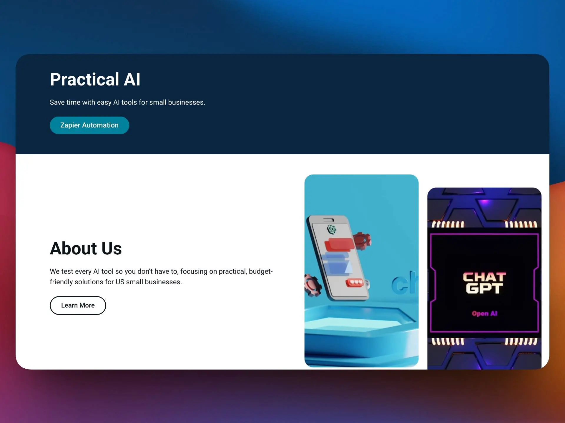 Screenshot 1 of Practical AI (Practical AI for SMB)