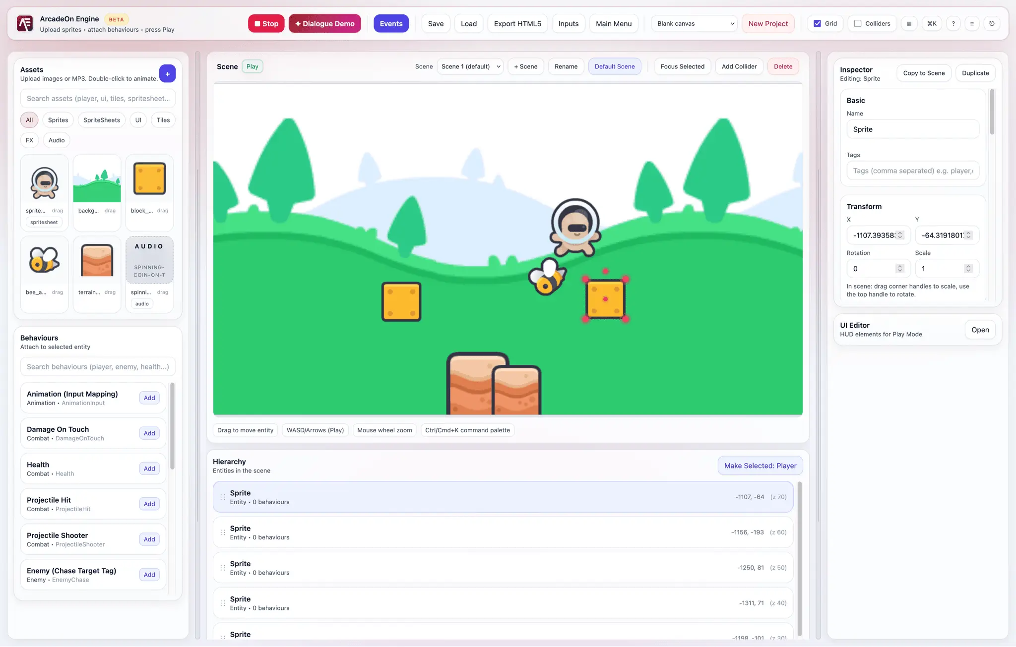 Screenshot 2 of ArcadeOn Engine