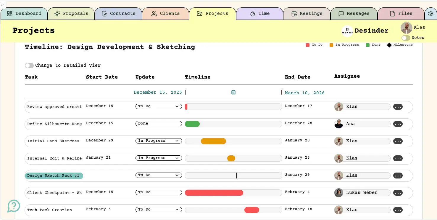 Screenshot 1 of Keid Client Experience