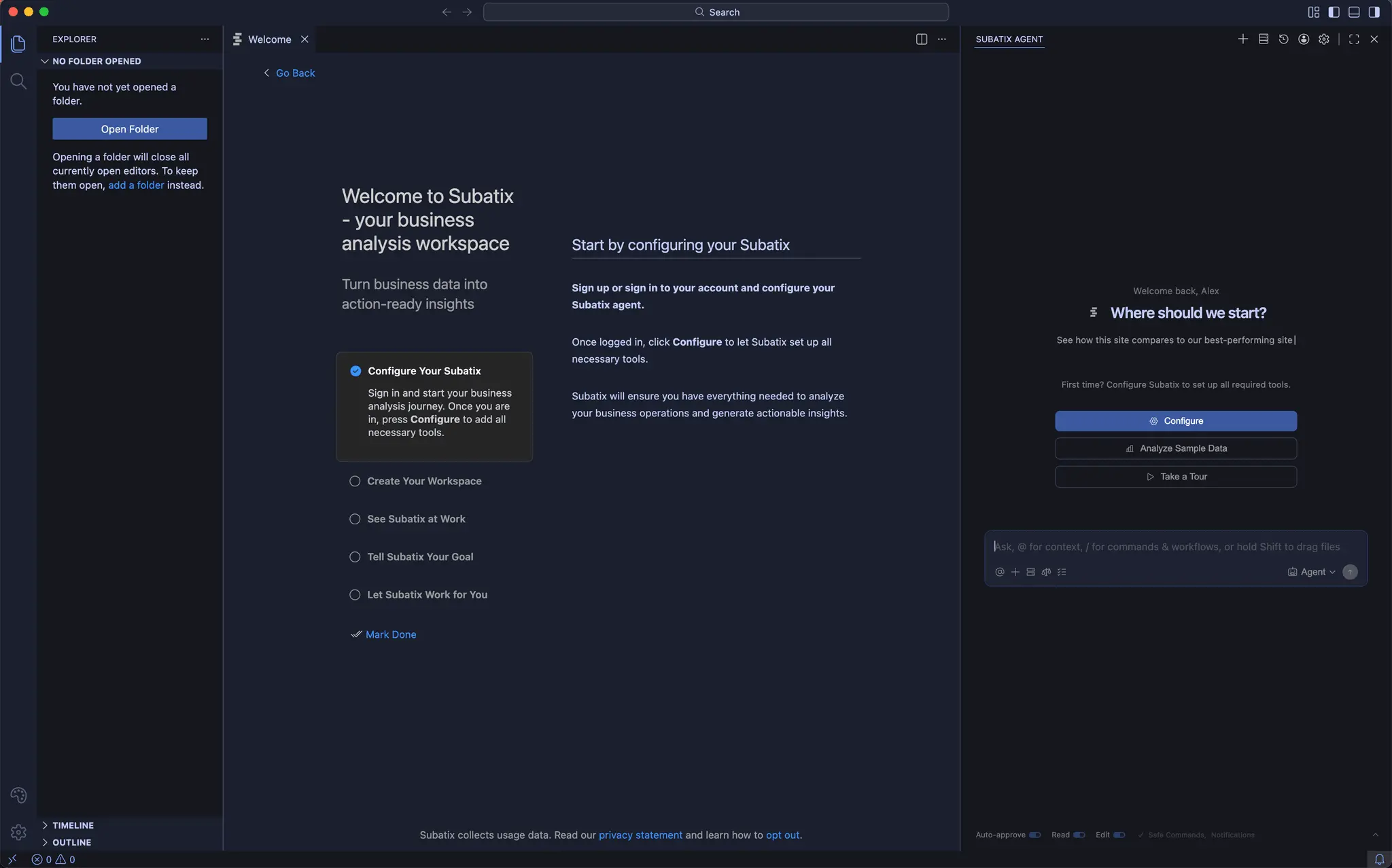 Screenshot 1 of Subatix Workspace - your consulting team