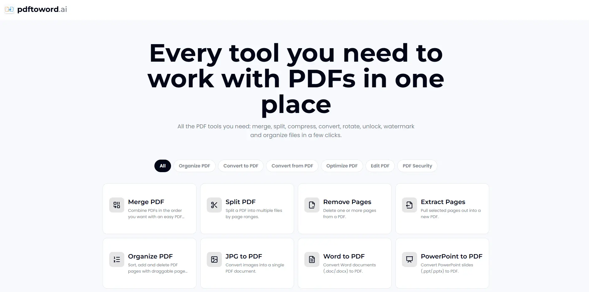 Screenshot 1 of pdftoword.ai