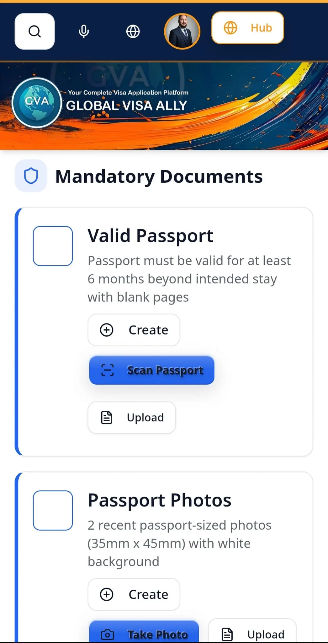 Screenshot 5 of Global Visa Ally - Complete Visa Applica