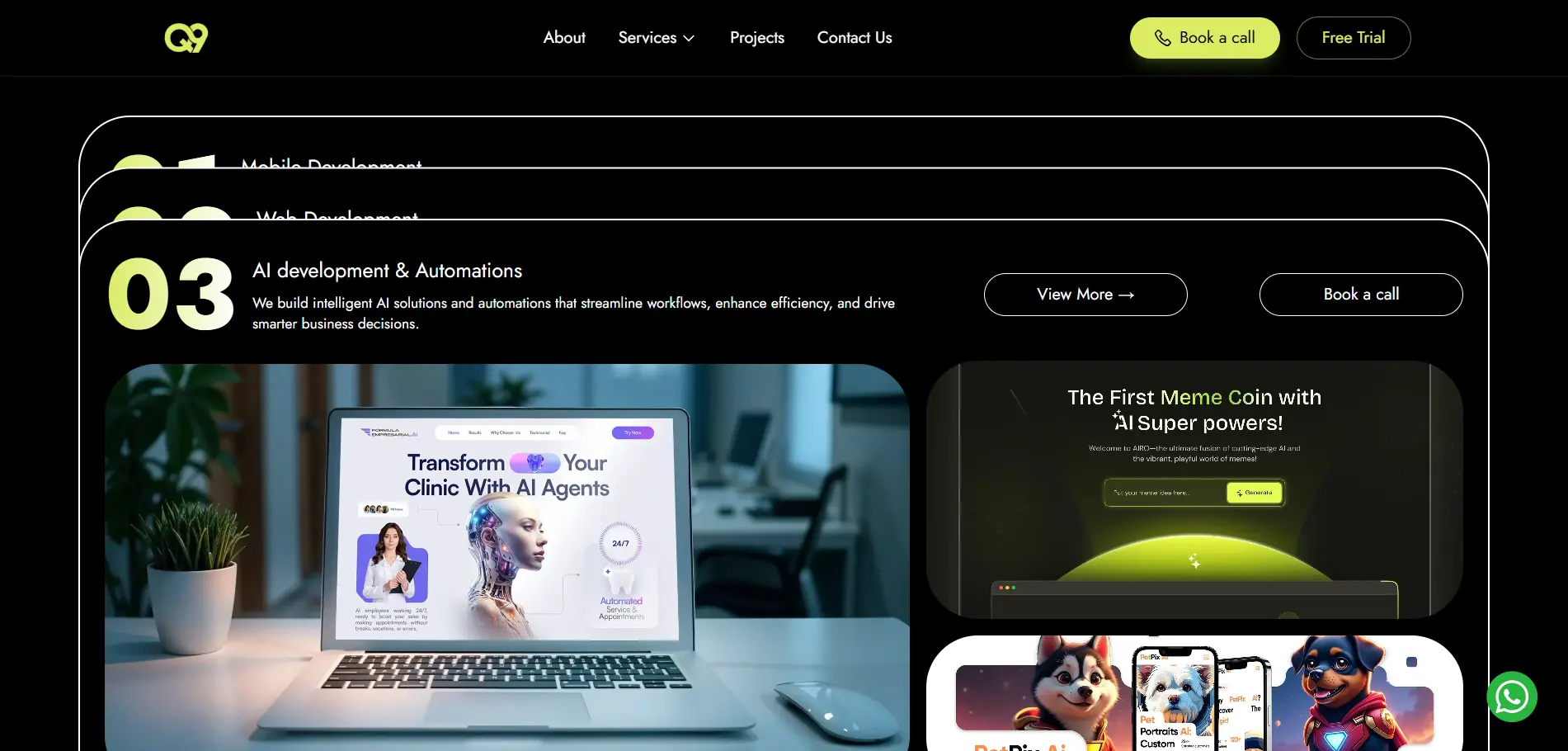 Screenshot 4 of QBits9 - Leading Technology Solutions