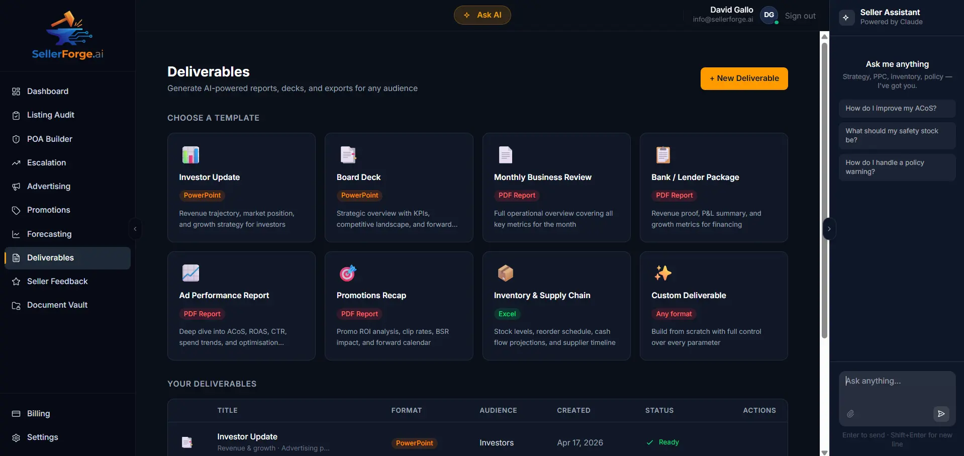 Screenshot 6 of SellerForge