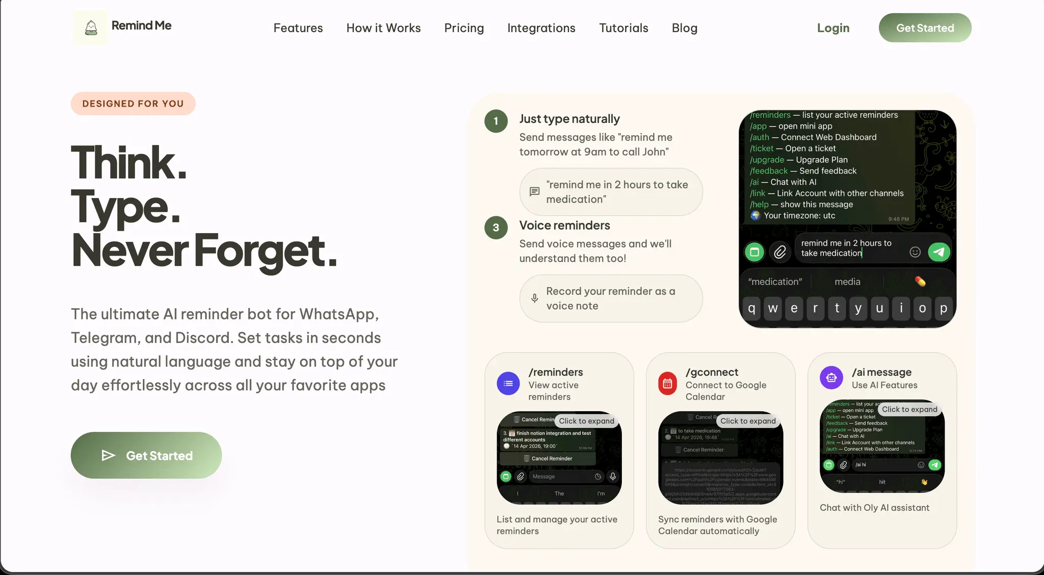Screenshot 1 of Remind Me