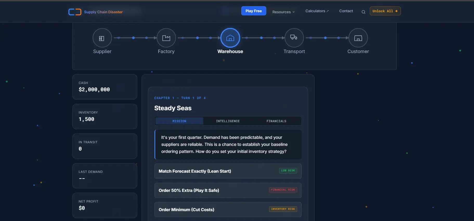 Screenshot 2 of Supply Chain Disaster