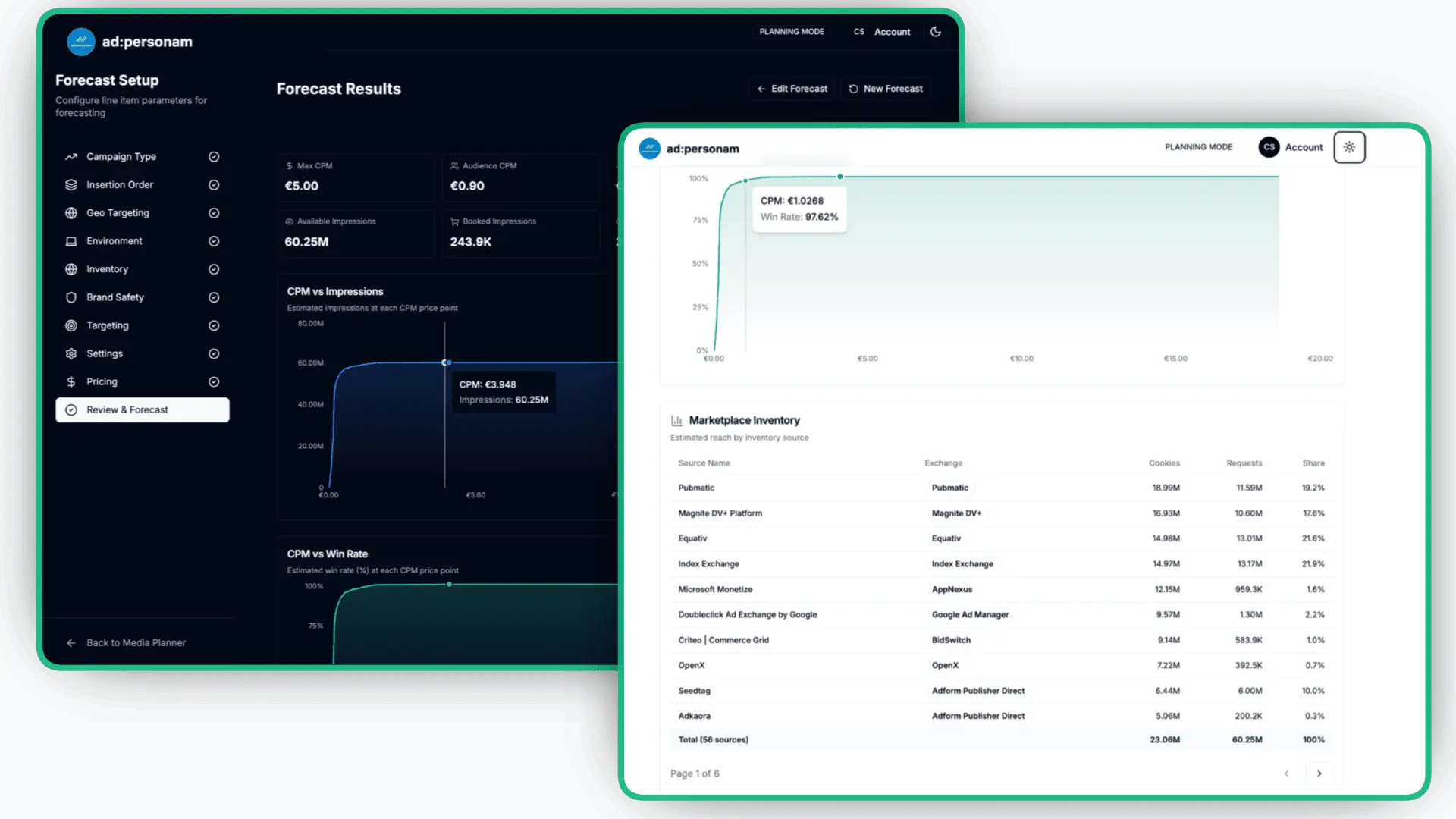 Screenshot 2 of ad:personam Self Serve DSP